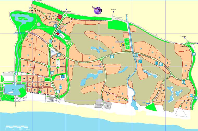 Mapa de Costa Ballena Rota