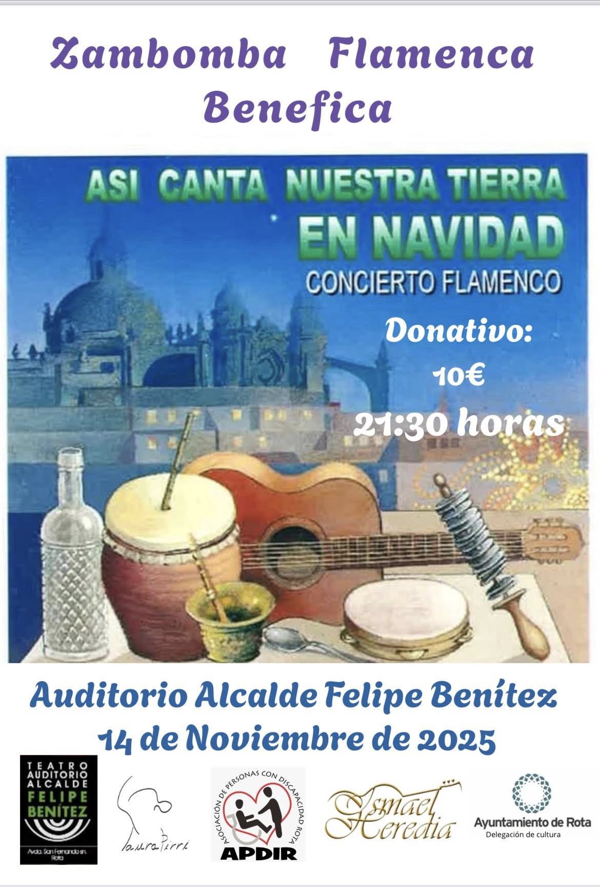 Zambomba flamenca “Así canta nuestra tierra por Navidad”