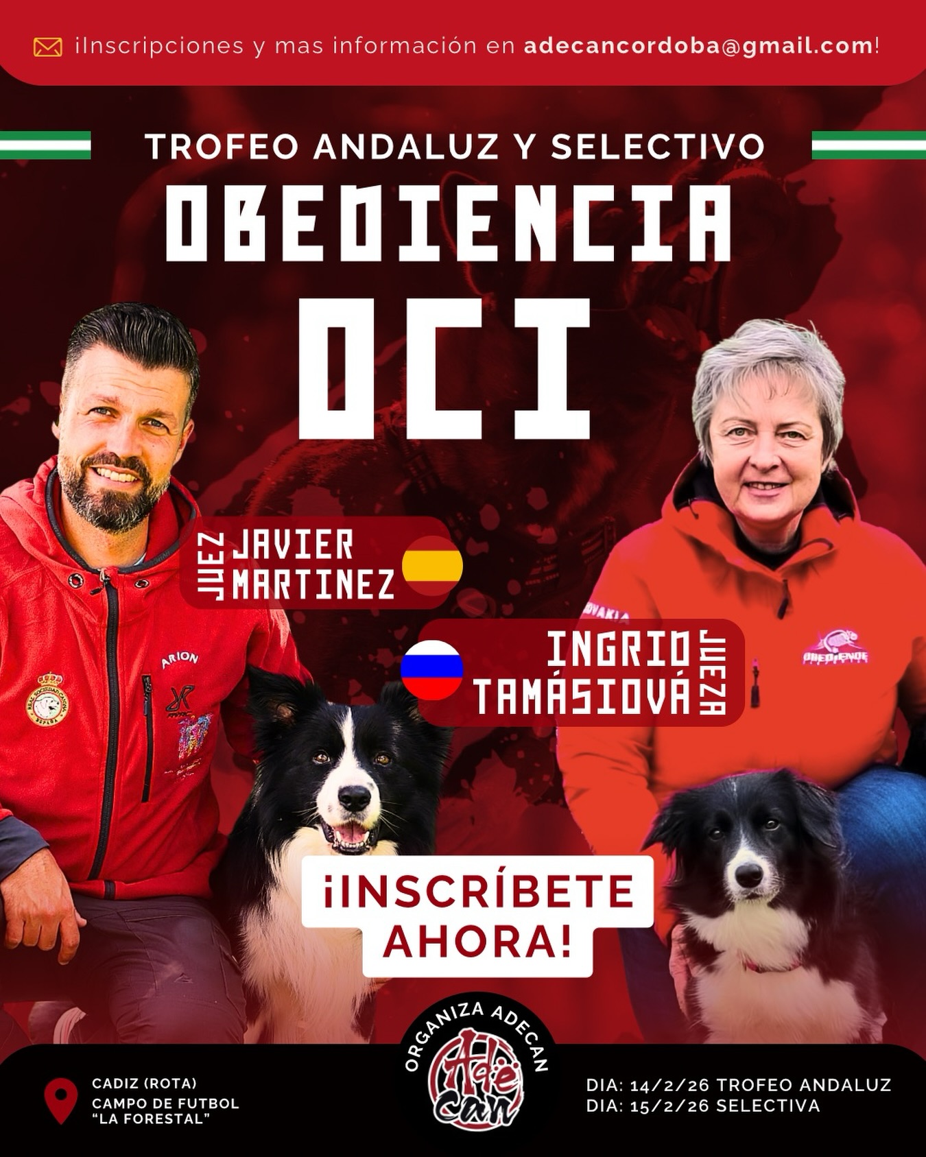 V Torneo Andaluz de Obediencia y IV Prueba Selectiva para el&hellip;