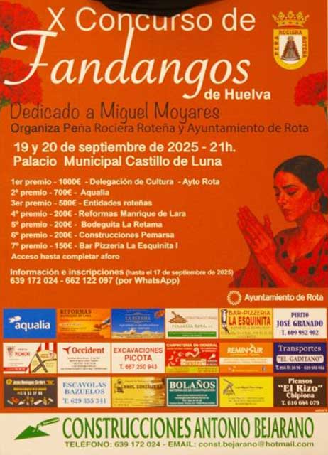 X Concurso de Fandangos de Huelva de la  Peña Rociera Roteña…