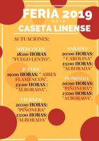 Caseta Linense - Actuaciones