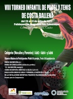 VIII Torneo Infantil de Padel y Tenis de Costa Ballena