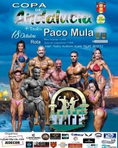 Trofeo Paco Mula FEFF-IFBB y la Copa de Andalucía FAFF-IFBB de fisicoculturismo