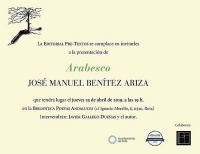 Presentación de José Manuel Benítez Ariza, 'Arabesco'