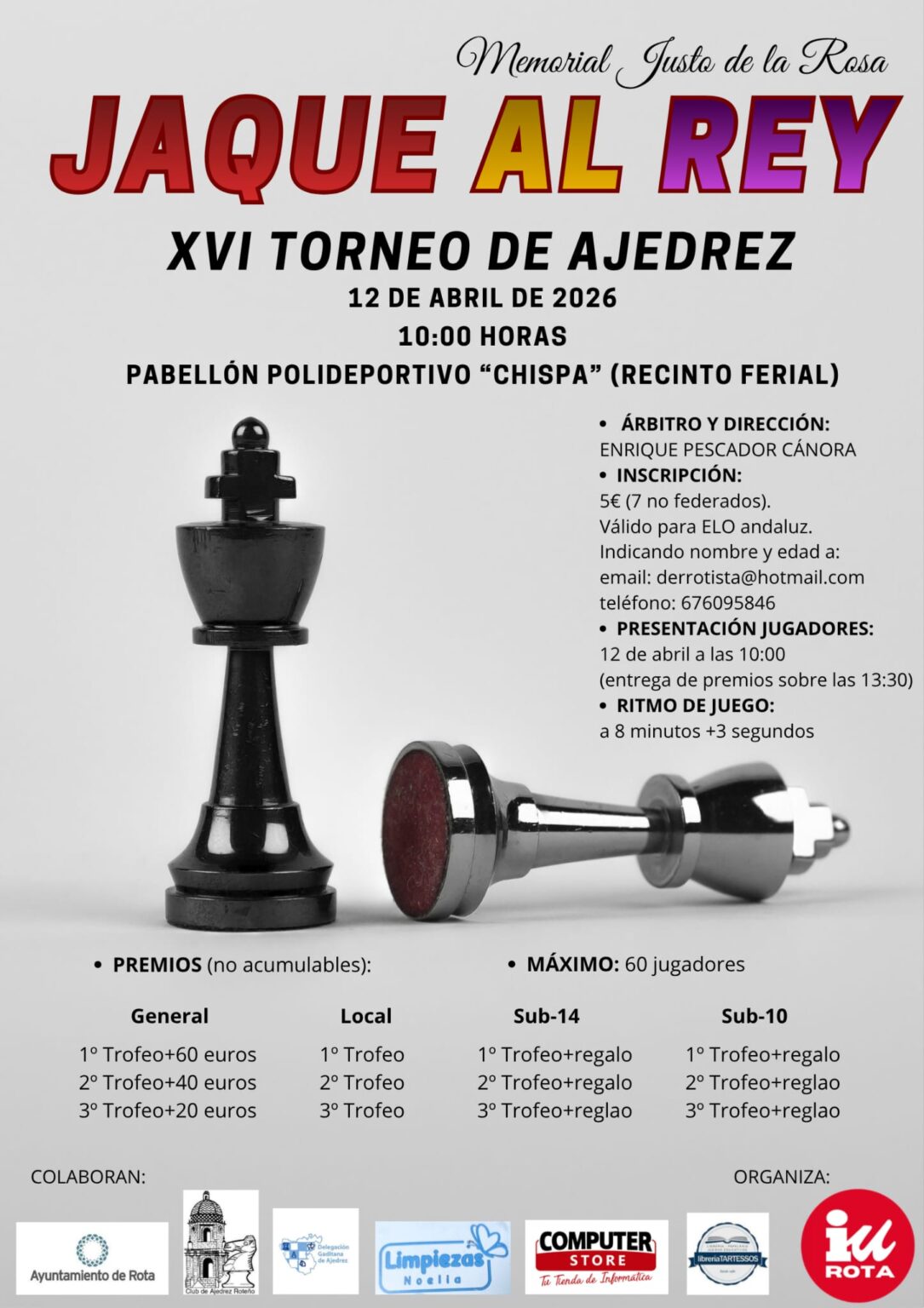 XVI Torneo de Ajedrez “Jaque al Rey”